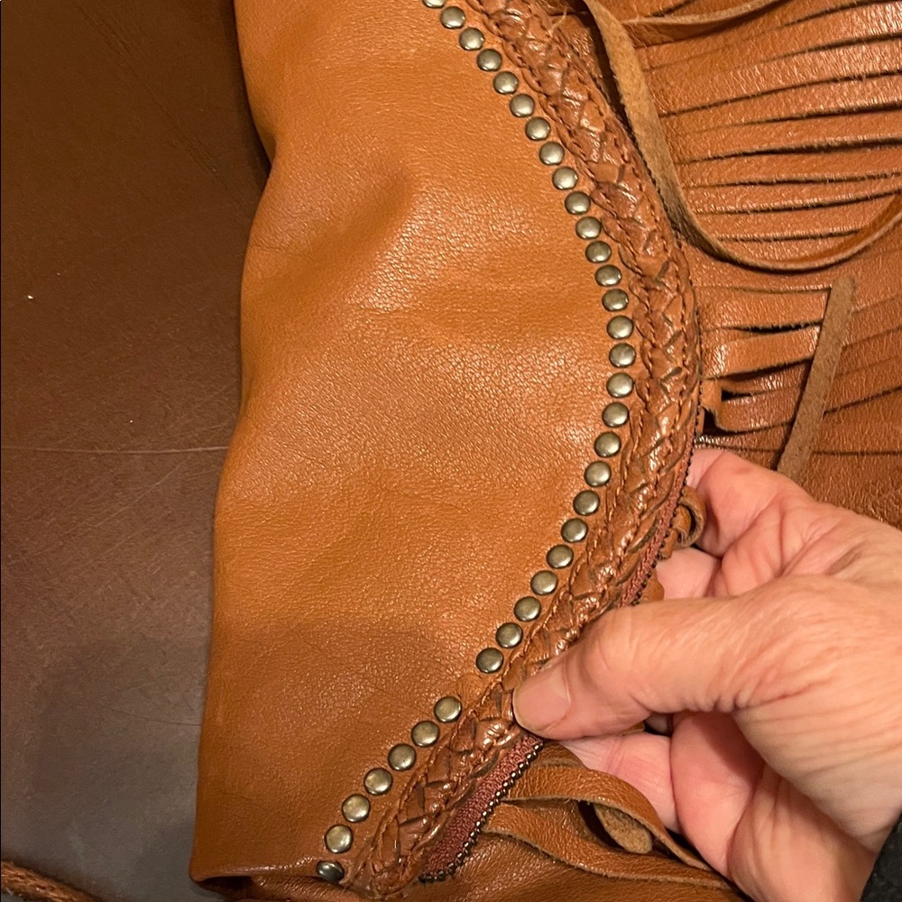 The Sak Tan Fringe Crossbody Bag - Picture 9 of 9